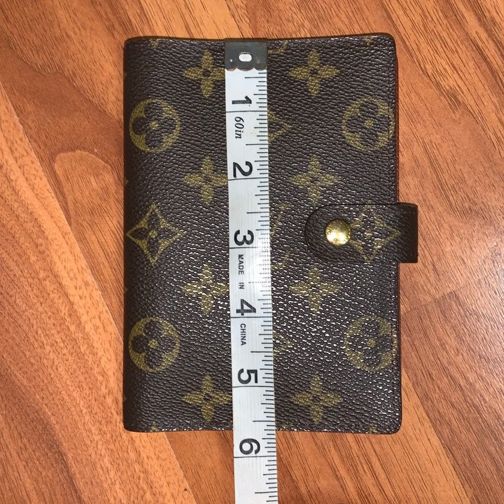 Authentic Louis Vuitton Small Ring Agenda Cover